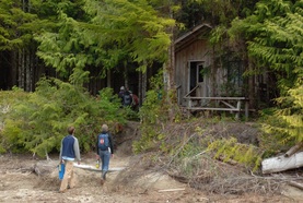Heiltsuk Cabins, Koeye River, Central Coast of British Columbia